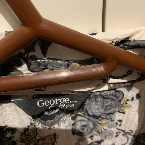 Crinkled Texture Paisley Blouse 1X NWOT, Never Worn - Picture 3 of 4